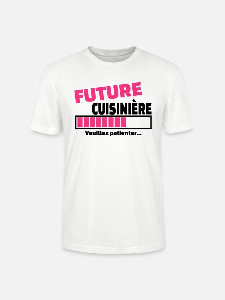 future cuisinière - T-shirt bio CRAFTER Stanley Stella Unisexe - blanc