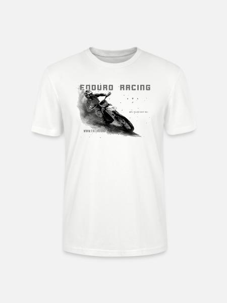 Enduro-Rennen - Stanley/Stella Unisex Bio-T-Shirt CRAFTER - Weiß