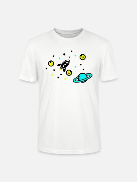 Universe - Stanley/Stella CRAFTER Unisex Organic T-Shirt - white