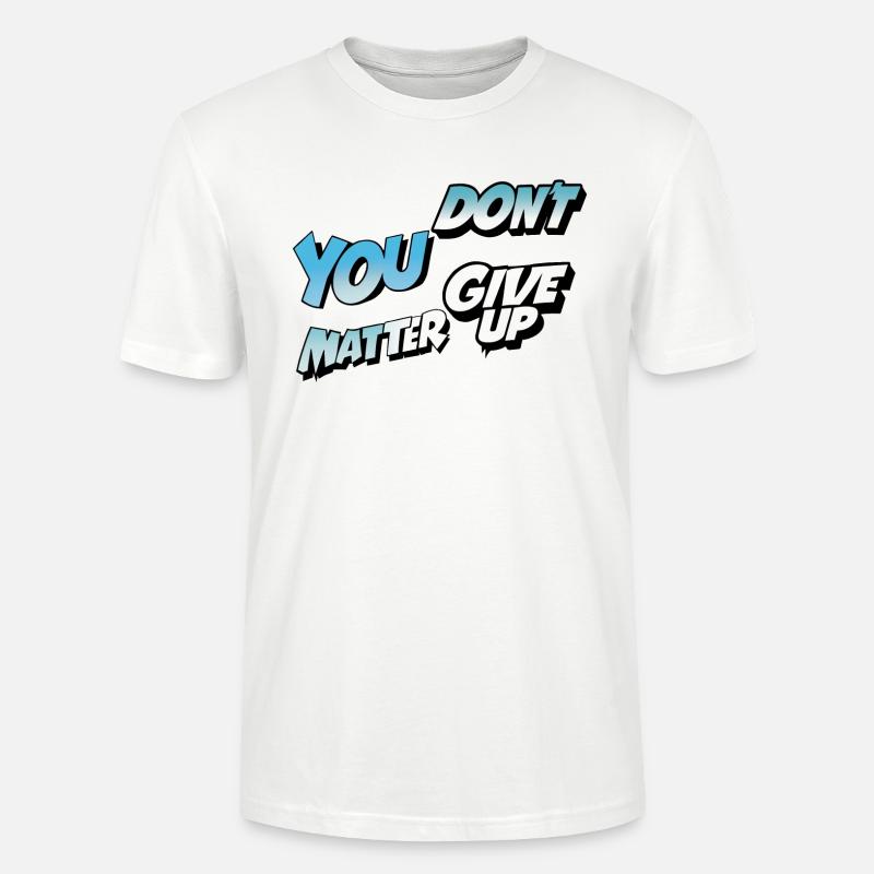 Gebt nicht auf oder ja - Stanley/Stella Unisex Bio-T-Shirt CRAFTER - Weiß