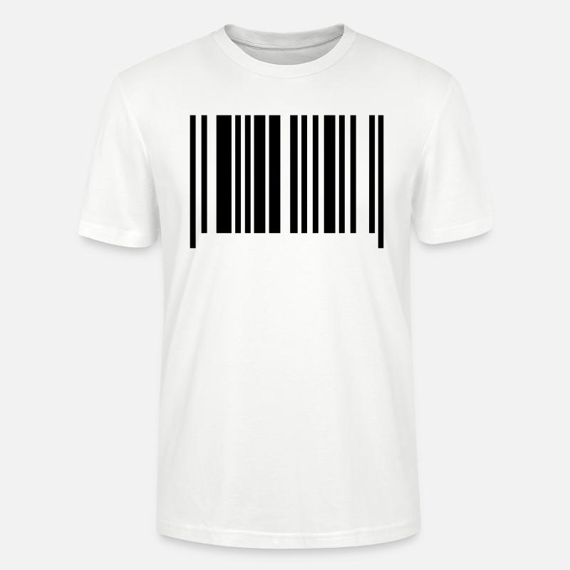 barcode - T-shirt bio CRAFTER Stanley Stella Unisexe - blanc