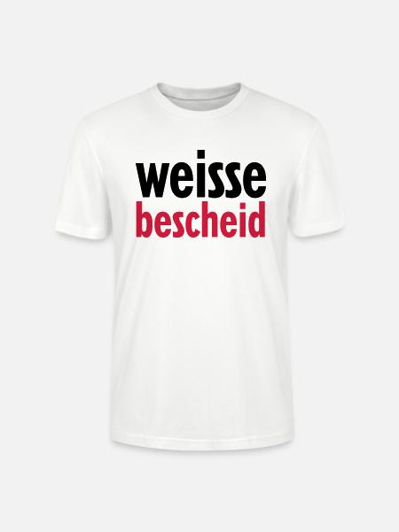 weissebescheid - Stanley/Stella Unisex Bio-T-Shirt CRAFTER - Weiß