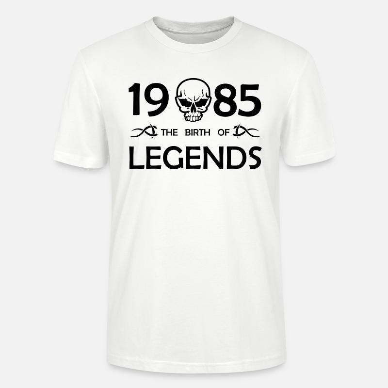 Legends 1985 - Stanley/Stella Unisex Bio-T-Shirt CRAFTER - Weiß