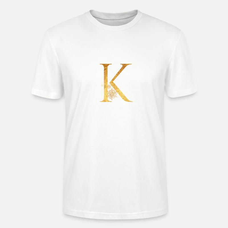 Anfangsbuchstabe K - Stanley/Stella Unisex Bio-T-Shirt CRAFTER - Weiß