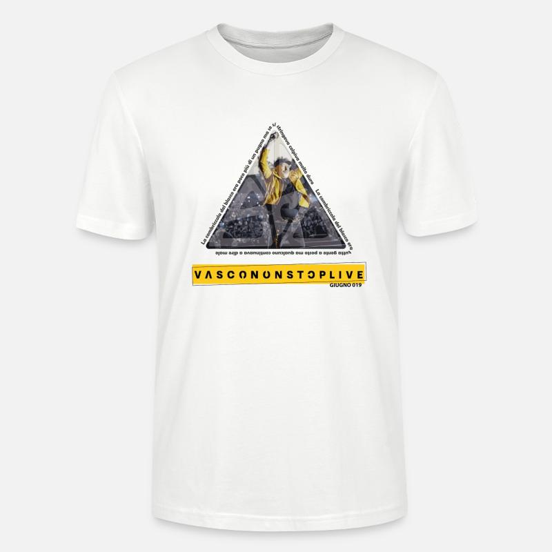 TRIANGLE VASCO - T-shirt bio CRAFTER Stanley Stella Unisexe - blanc