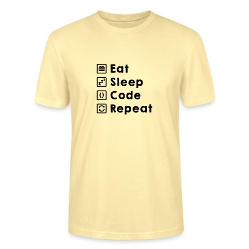 Eat Sleep Code Repeat - Stanley/Stella CRAFTER Unisex Organic T-Shirt
