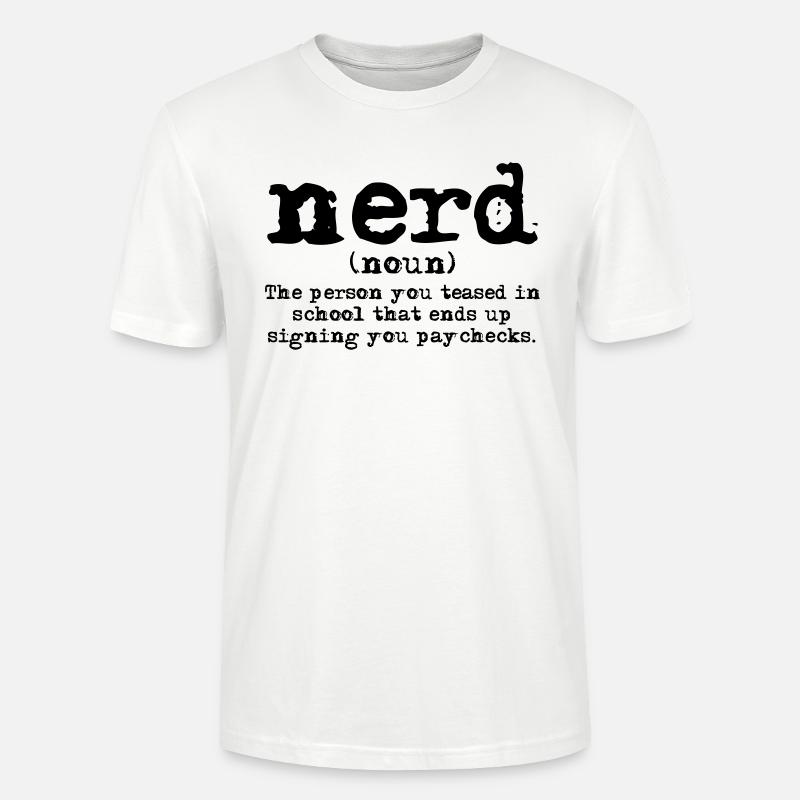 Nerd Definition - Stanley/Stella Unisex Bio-T-Shirt CRAFTER - Weiß