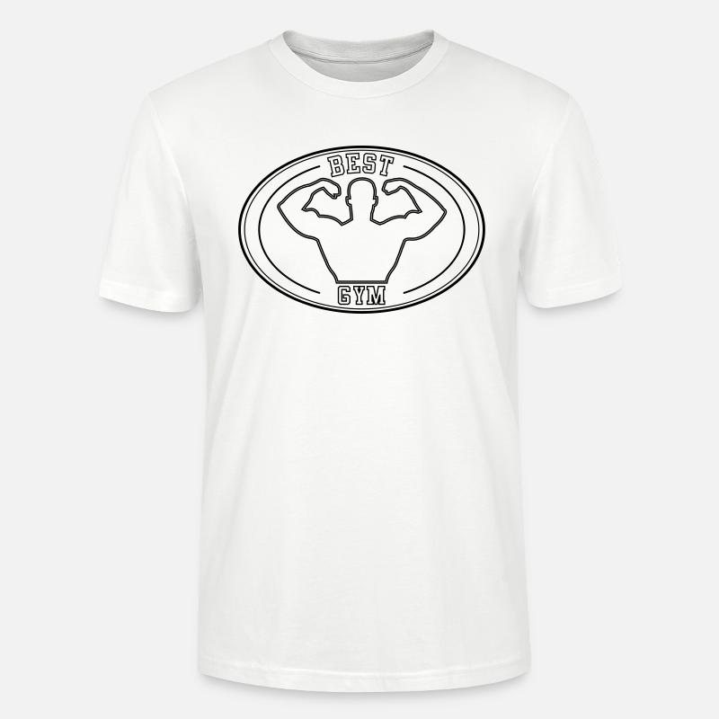 bodybuilder - Stanley/Stella Unisex Bio-T-Shirt CRAFTER - Weiß