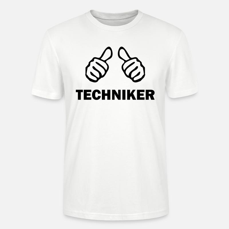 techniker - Stanley/Stella Unisex Bio-T-Shirt CRAFTER - Weiß