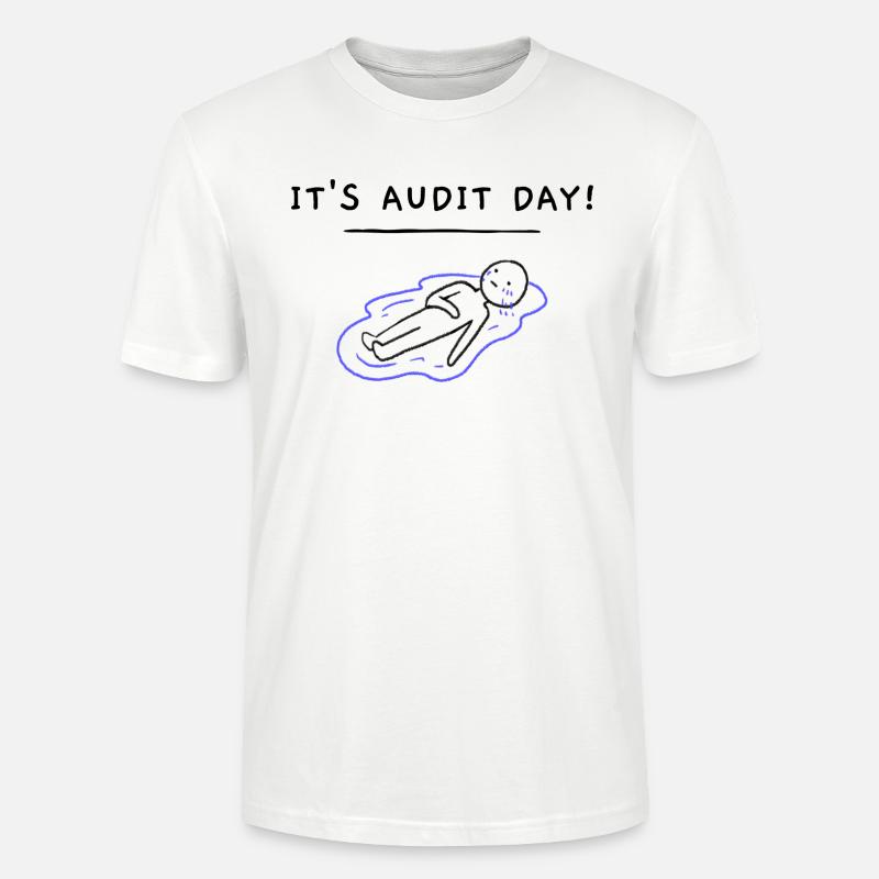 It es audit day - Stanley/Stella Unisex Bio-T-Shirt CRAFTER - Weiß