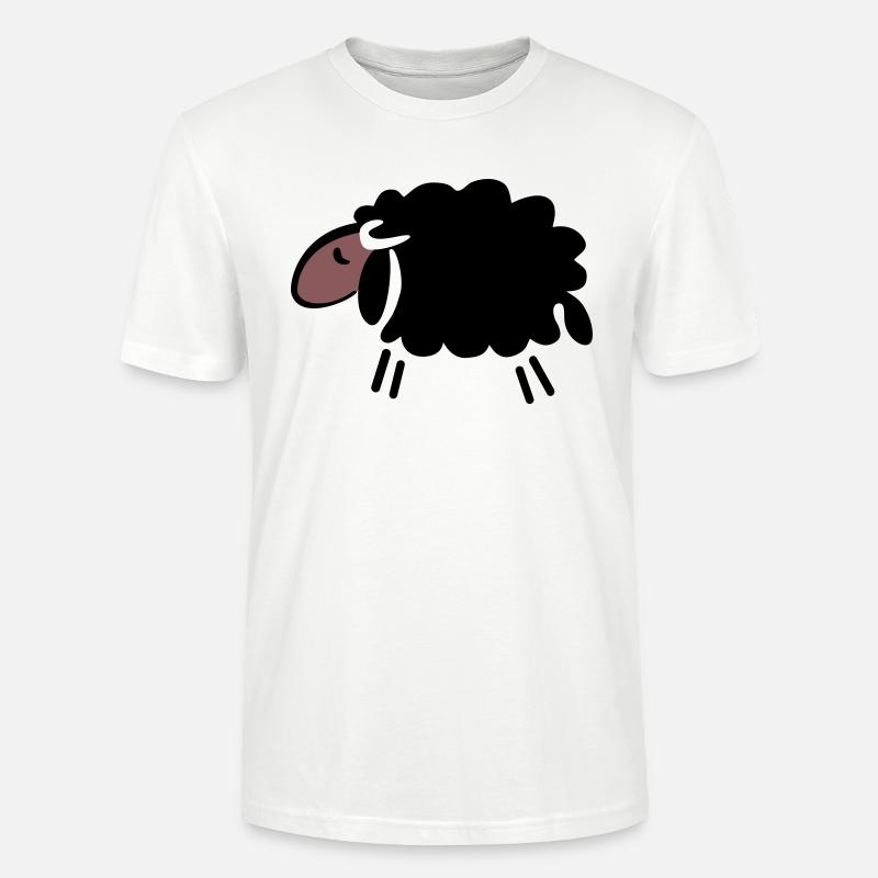 Schwarzes Schaf - Stanley/Stella Unisex Bio-T-Shirt CRAFTER - Weiß