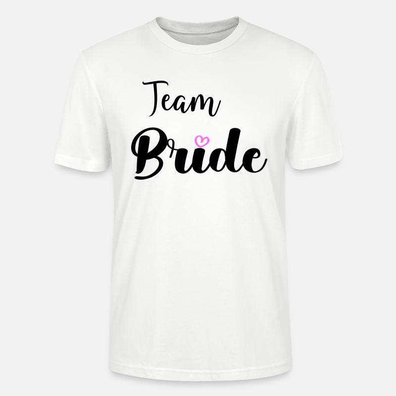 Mariée d’équipe - T-shirt bio CRAFTER Stanley Stella Unisexe - blanc