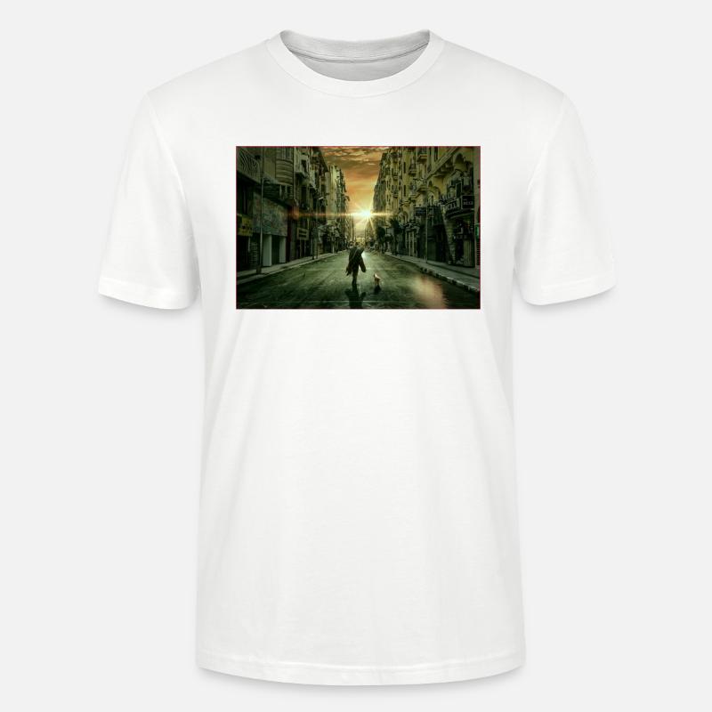 You never walk alone - Stanley/Stella Unisex Bio-T-Shirt CRAFTER - Weiß