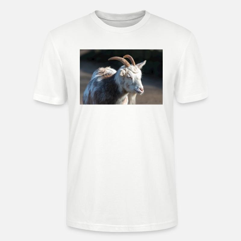 Zwergziege oder Zwergziege - Stanley/Stella Unisex Bio-T-Shirt CRAFTER - Weiß