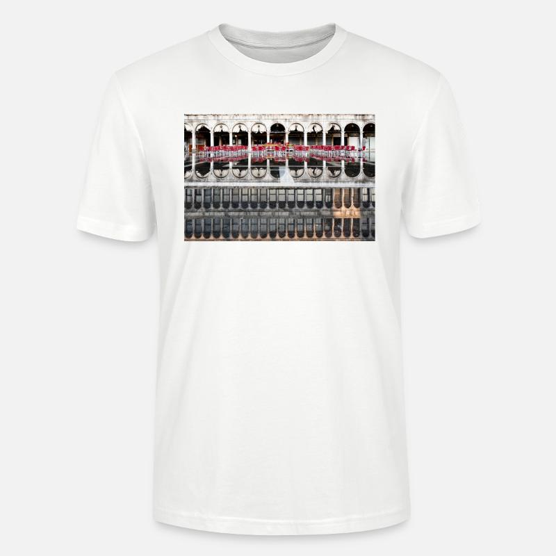Spiegelung am Markusplatz - Stanley/Stella Unisex Bio-T-Shirt CRAFTER - Weiß