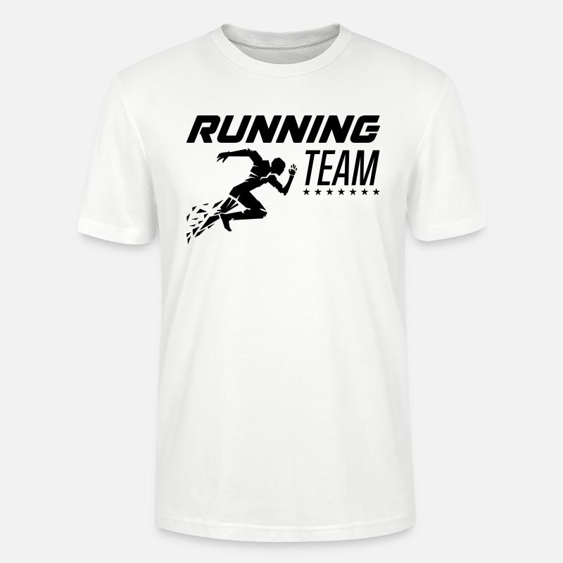 Équipe de course à pied - T-shirt bio CRAFTER Stanley Stella Unisexe - blanc