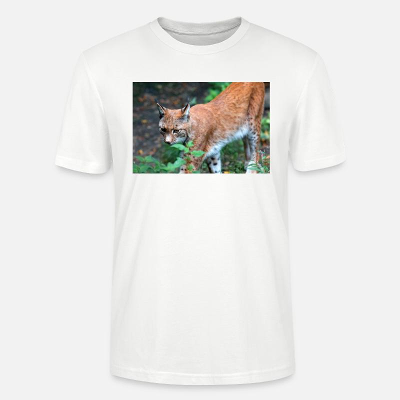 Eurasischer Luchs oder Nördlicher Luchs - Stanley/Stella Unisex Bio-T-Shirt CRAFTER - Weiß