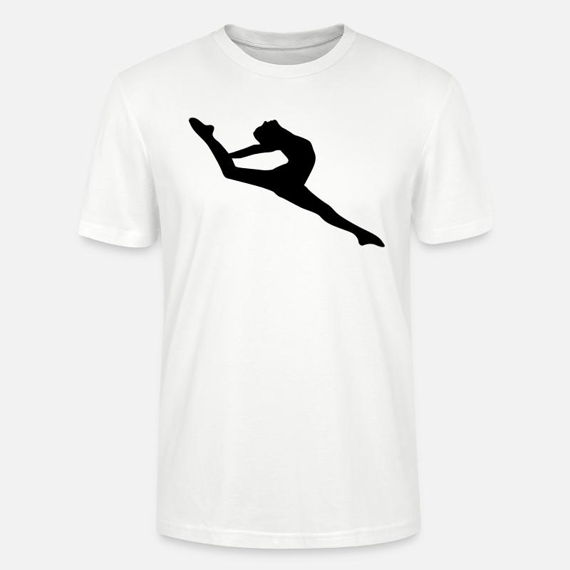 Vector Ballet dancer Silhouette - Stanley/Stella CRAFTER Unisex Organic T-Shirt - white