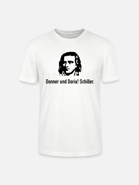 Schiller: Donner und Doria! - Stanley/Stella Unisex Bio-T-Shirt CRAFTER - Weiß