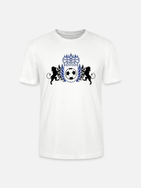 fussball_wappen_02 - Stanley/Stella Unisex Bio-T-Shirt CRAFTER - Weiß