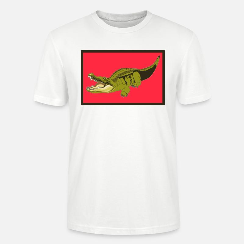 Alligator - Stanley/Stella Unisex Bio-T-Shirt CRAFTER - Weiß