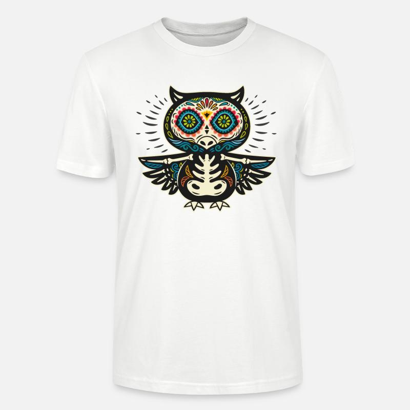 Eule - Stanley/Stella Unisex Bio-T-Shirt CRAFTER - Weiß