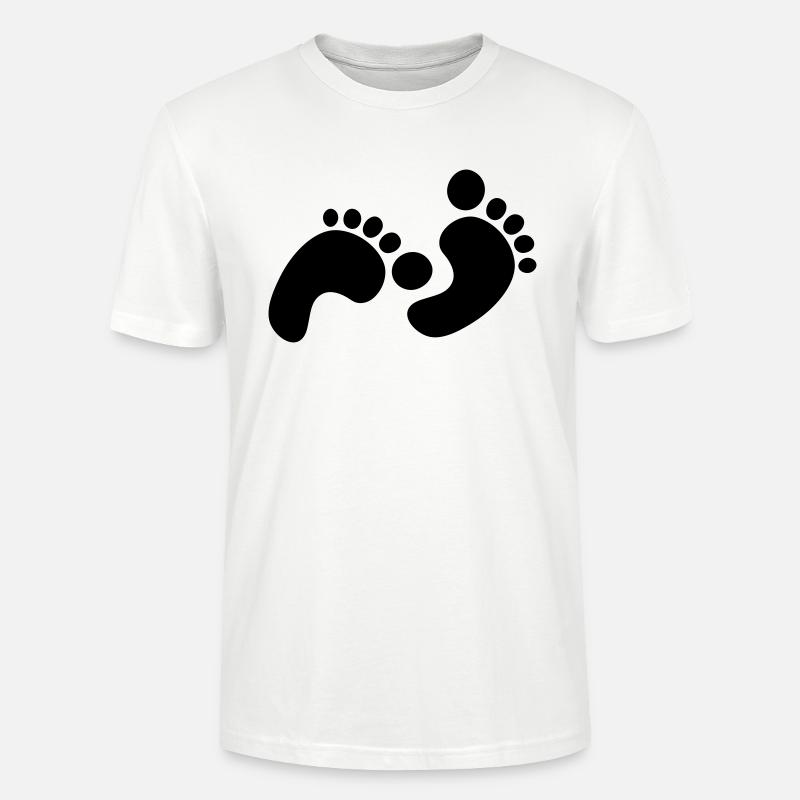 footprints - Stanley/Stella Unisex Bio-T-Shirt CRAFTER - Weiß