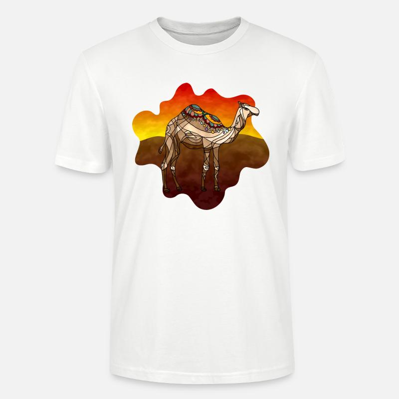 Kamel - Stanley/Stella Unisex Bio-T-Shirt CRAFTER - Weiß
