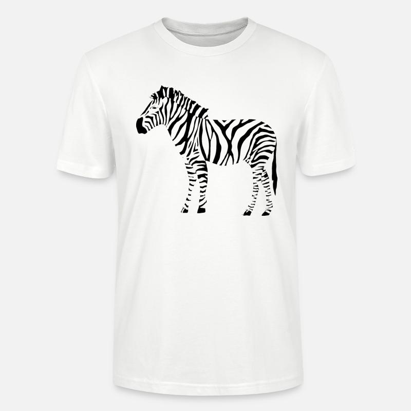 Zebra - Stanley/Stella Unisex Bio-T-Shirt CRAFTER - Weiß