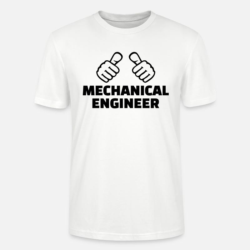 Mechanical engineer - T-shirt bio CRAFTER Stanley Stella Unisexe - blanc