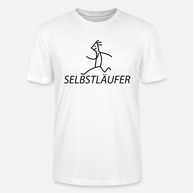 Selbstläufer - Stanley/Stella Unisex Bio-T-Shirt CRAFTER - Weiß