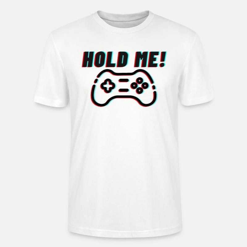 Cooles Gaming - Design - Gamingcontroller - Stanley/Stella Unisex Bio-T-Shirt CRAFTER - Weiß