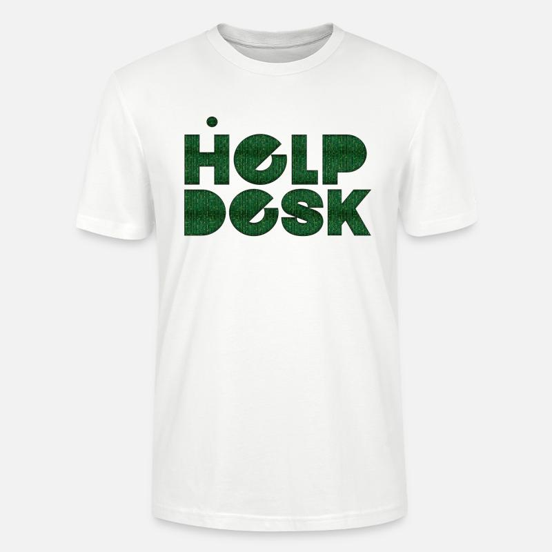 Helpdesk IT-Support-Geek Computer-Computer-Geek - Stanley/Stella Unisex Bio-T-Shirt CRAFTER - Weiß