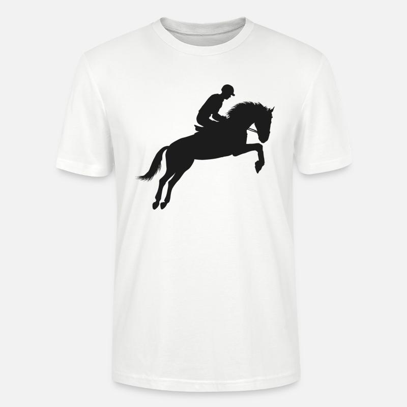 Pferde - Stanley/Stella Unisex Bio-T-Shirt CRAFTER - Weiß