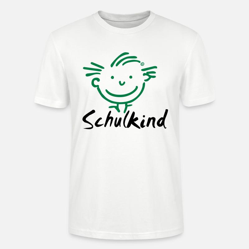 Junge Schulkind - Stanley/Stella Unisex Bio-T-Shirt CRAFTER - Weiß