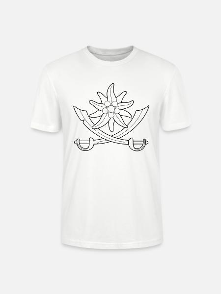 Edelweißpiraten - Stanley/Stella Unisex Bio-T-Shirt CRAFTER - Weiß