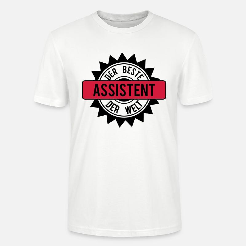 der beste assistent 2c - Stanley/Stella Unisex Bio-T-Shirt CRAFTER - Weiß