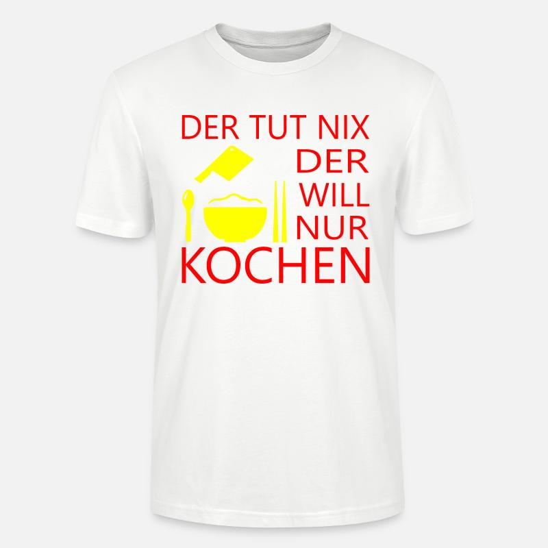 Koch kochen backen - Stanley/Stella Unisex Bio-T-Shirt CRAFTER - Weiß