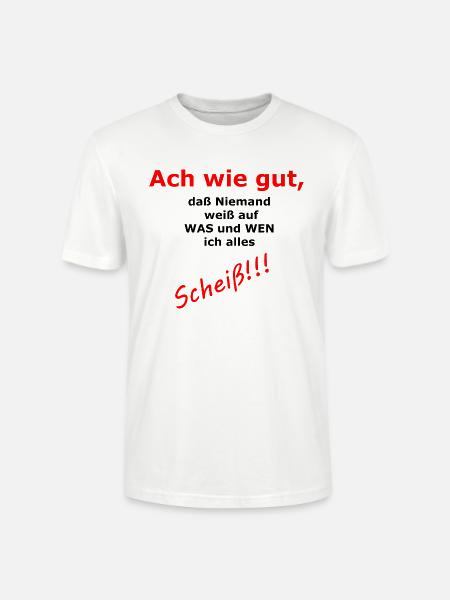 ach wie gut - Stanley/Stella Unisex Bio-T-Shirt CRAFTER - Weiß