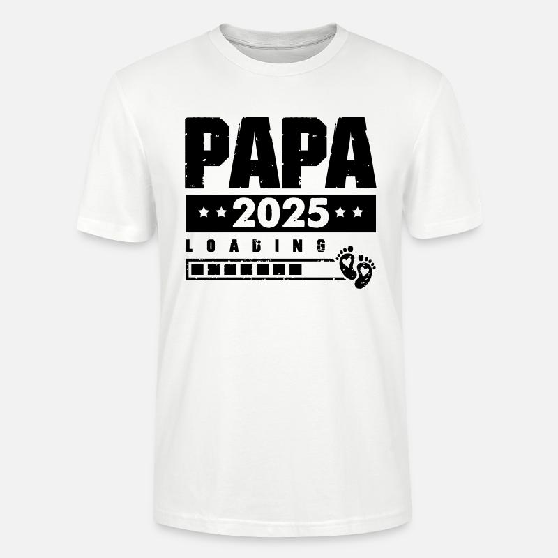 papa 2025 loading - Stanley/Stella Unisex Bio-T-Shirt CRAFTER - Weiß