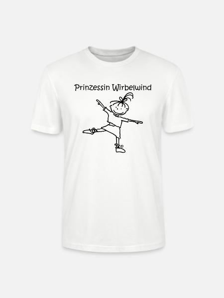 Prinzessin Wirbelwind - Stanley/Stella Unisex Bio-T-Shirt CRAFTER - Weiß