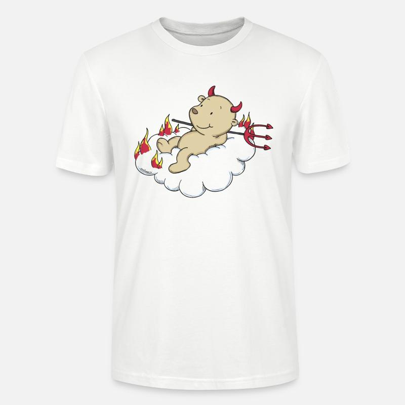Engel_Teufel03 - Stanley/Stella Unisex Bio-T-Shirt CRAFTER - Weiß