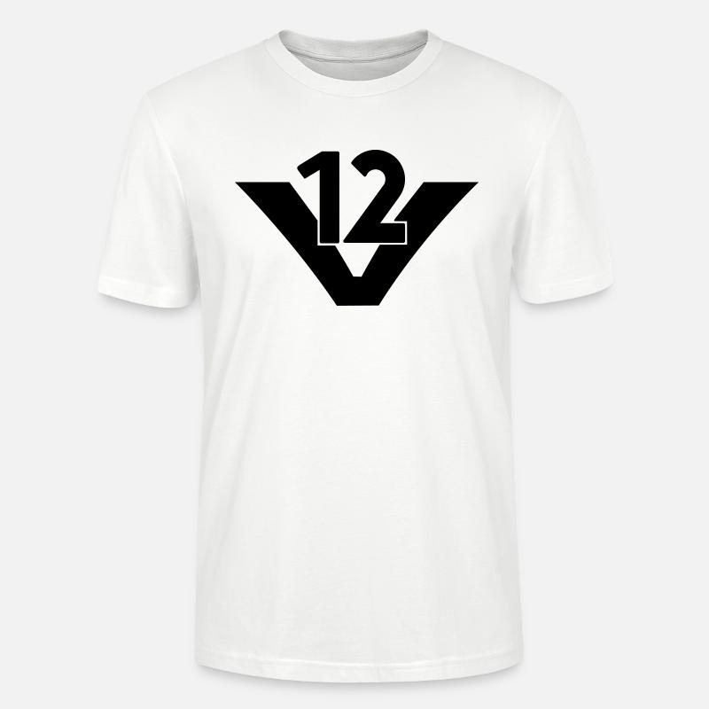 V12 Engine - Stanley/Stella Unisex Bio-T-Shirt CRAFTER - Weiß