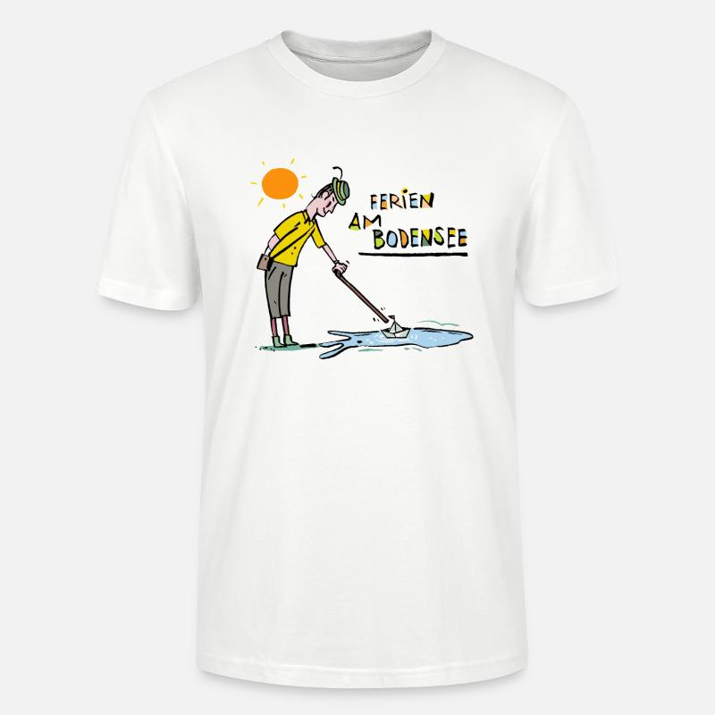 Bodensee, - Stanley/Stella Unisex Bio-T-Shirt CRAFTER - Weiß