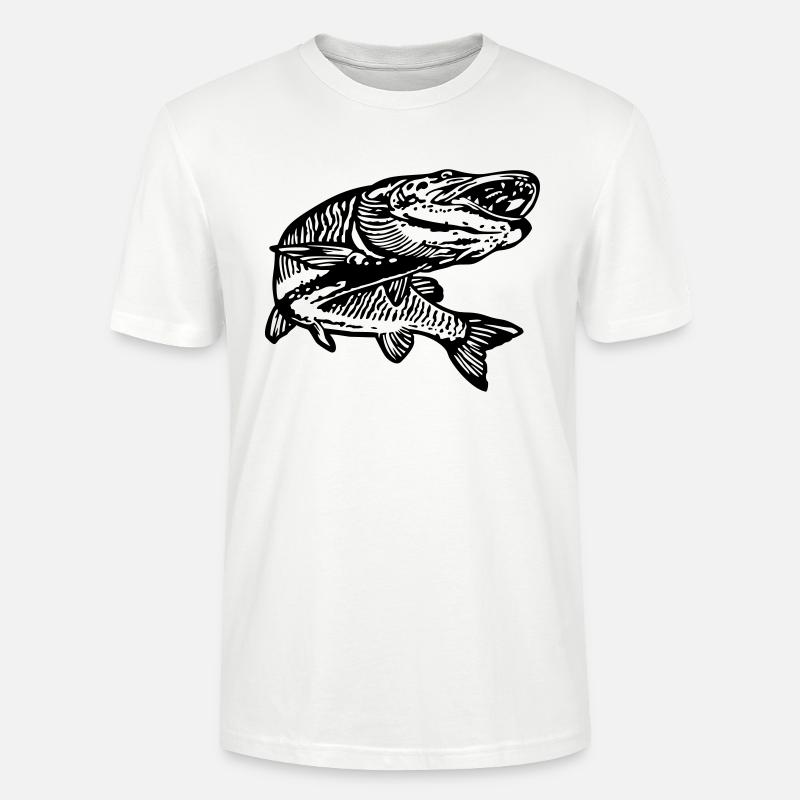 Hecht - Stanley/Stella Unisex Bio-T-Shirt CRAFTER - Weiß