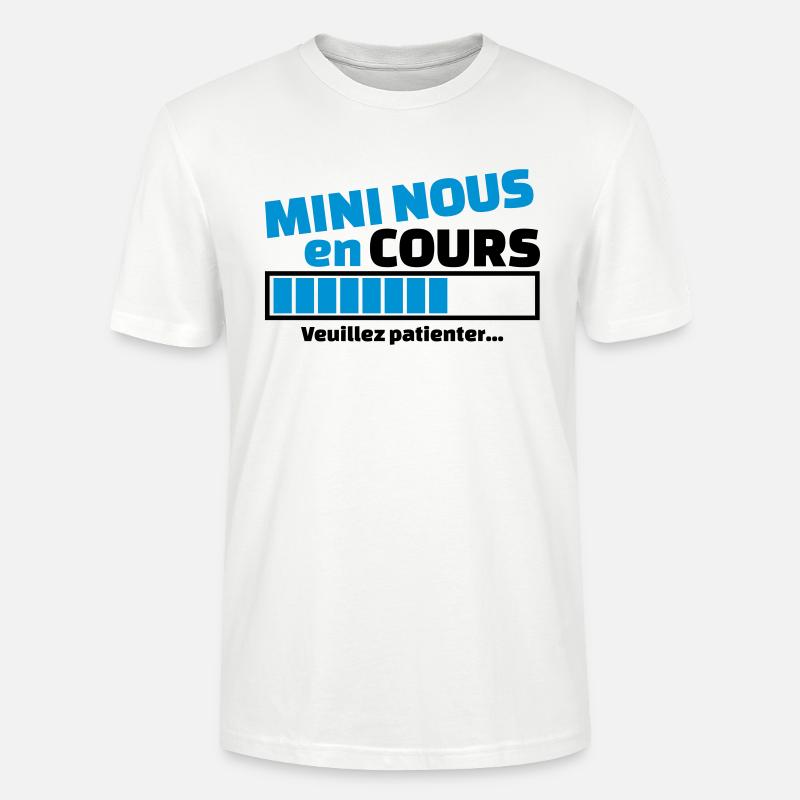 mini nous en cours - T-shirt bio CRAFTER Stanley Stella Unisexe - blanc