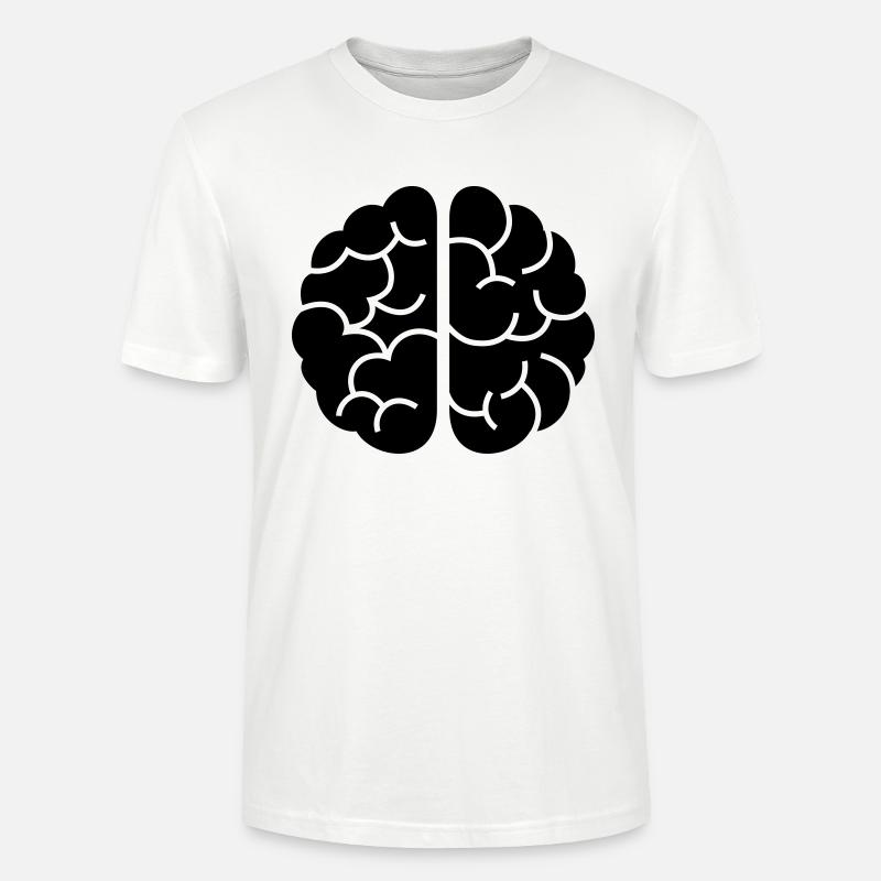 Brain - Stanley/Stella Unisex Bio-T-Shirt CRAFTER - Weiß