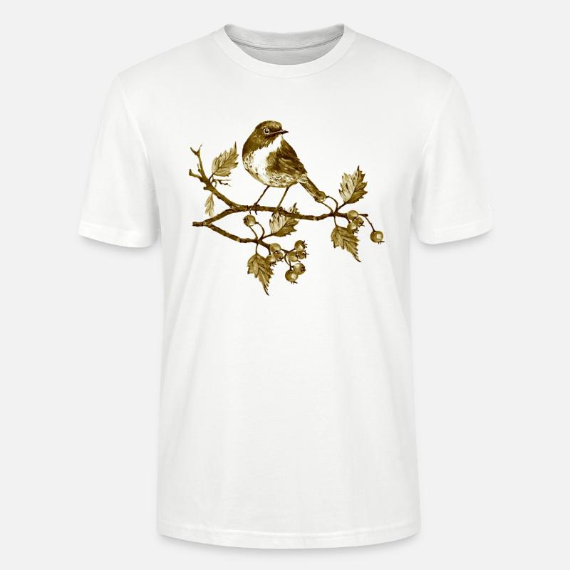Vogel - Stanley/Stella Unisex Bio-T-Shirt CRAFTER - Weiß