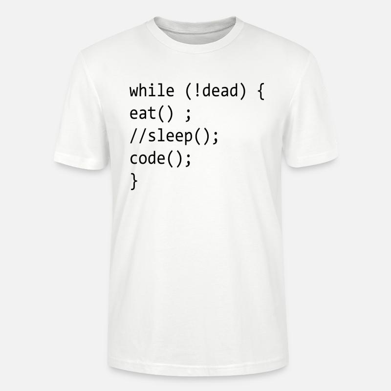 Code Admin Informatik Nerd Programming - Stanley/Stella Unisex Bio-T-Shirt CRAFTER - Weiß