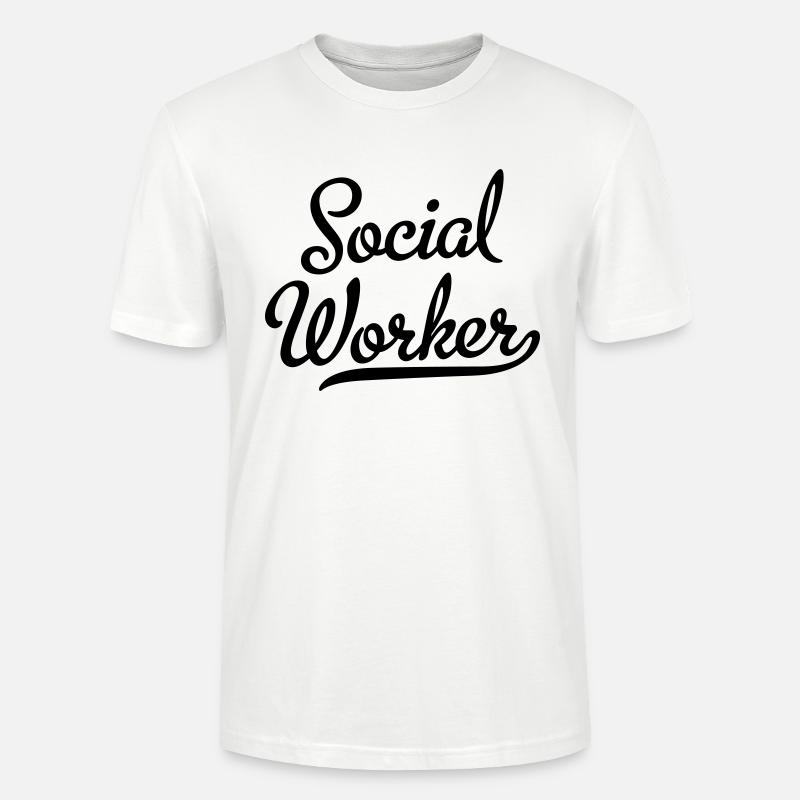 Sozialarbeiter - Stanley/Stella Unisex Bio-T-Shirt CRAFTER - Weiß